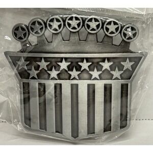 Crown‎ Belt Buckle Unisex Stars Grill Cowgirl Out Queen Fashion NOS